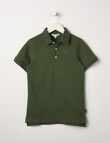 Mac & Ellie Short Sleeve Polo Shirt, Olive product photo