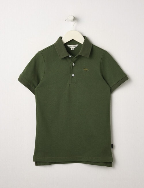 Mac & Ellie Short Sleeve Polo Shirt, Olive product photo
