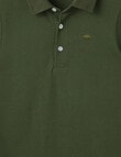 Mac & Ellie Short Sleeve Polo Shirt, Olive product photo View 02 S