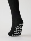 Gym Equipment Grip Crew Socks, 3-Pack, Black product photo View 03 S