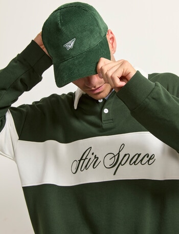 AIR SPACE Airs Cord Cap, Green product photo