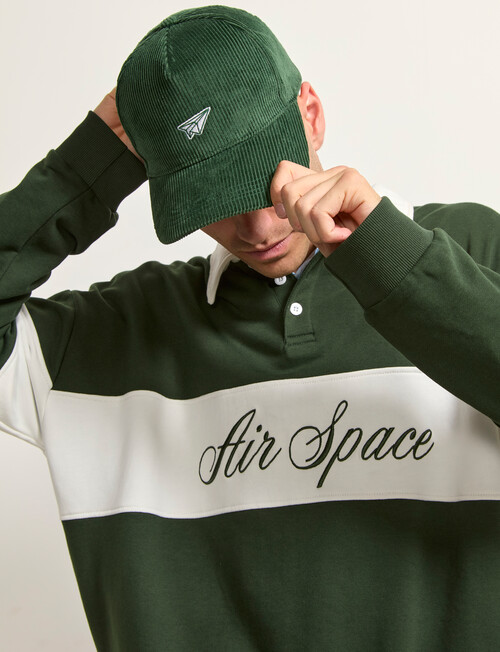 AIR SPACE Airs Cord Cap, Green product photo
