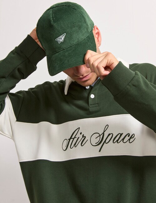 AIR SPACE Airs Cord Cap, Green product photo