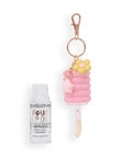Makeup Revolution Pout Lip Oil, Lychee Clear With Pink Charm product photo View 02 S