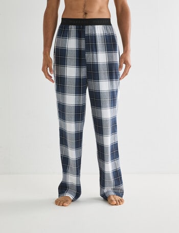 Mazzoni Check Cotton Sleep Pant, Midnight product photo
