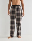 Mazzoni Check Cotton Sleep Pant, Plum product photo