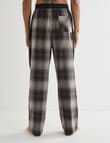 Mazzoni Check Cotton Sleep Pant, Plum product photo View 02 S