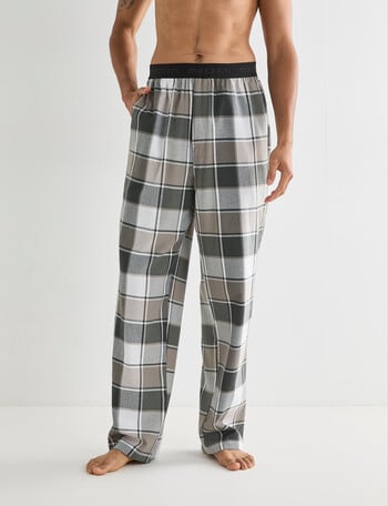 Mazzoni Check Cotton Sleep Pant, Fern product photo
