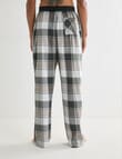 Mazzoni Check Cotton Sleep Pant, Fern product photo View 02 S