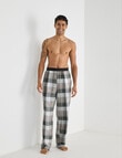 Mazzoni Check Cotton Sleep Pant, Fern product photo View 03 S