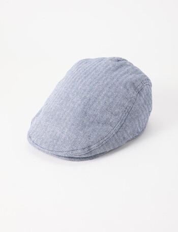 Laidlaw + Leeds Herringbone Drivers Cap, Sand product photo