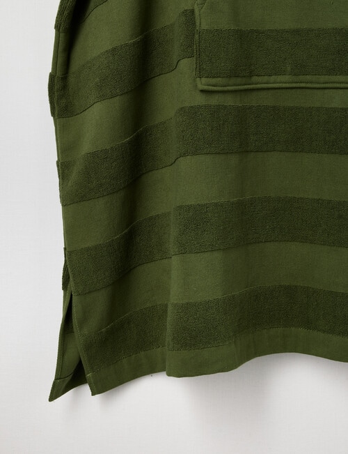 Verano Laguna Hooded Beach Towel, Olive product photo View 03 L