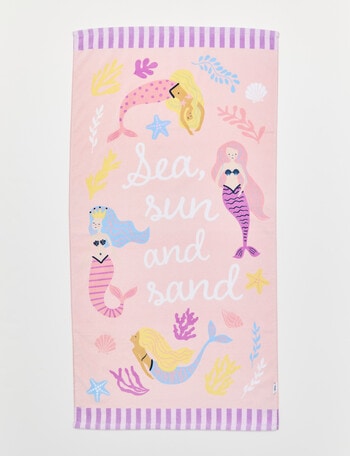 Verano Kids Mini Mermaid Beach Towel product photo