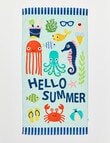 Verano Kids Mini Hello Summer Beach Towel product photo