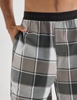 Mazzoni Check Cotton Sleep Short, Fern product photo View 04 S