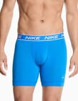 Nike Engineered Micro Boxer Brief, 3-Pack, Blue, Grey & Black product photo View 02 S