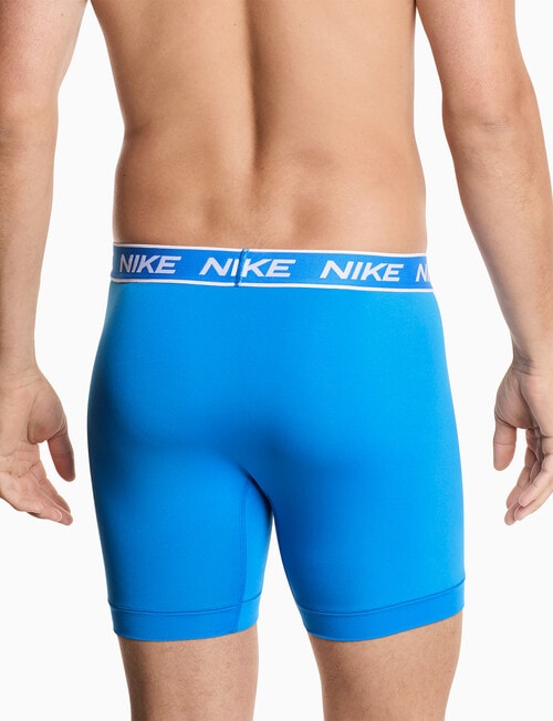 Nike Engineered Micro Boxer Brief, 3-Pack, Blue, Grey & Black product photo View 03 L