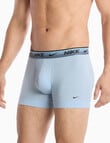 Nike Essential Cotton Trunk, 3-Pack, Light Blue, Blue & Navy product photo View 04 S
