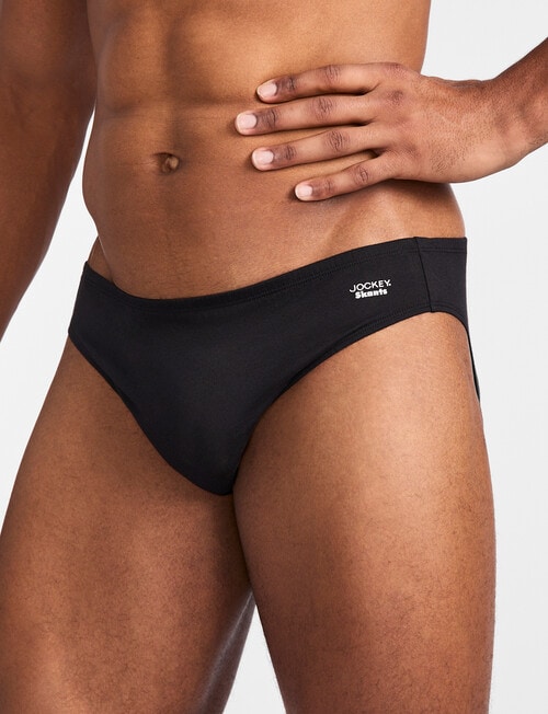 Jockey Skants Cotton Brief, 2-Pack, Black product photo View 04 L