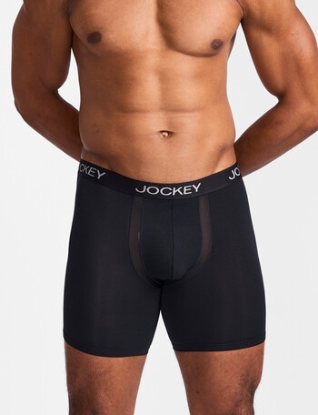 Jockey Chafe Proof Modal Mid Trunk, Black product photo
