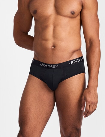 Jockey Chafe Proof Modal Brief, Black product photo