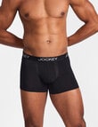 Jockey Chafe Proof Cotton Trunk, Black product photo