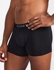 Jockey Chafe Proof Cotton Trunk, Black product photo View 03 S