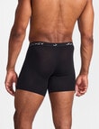 Jockey Chafe Proof Cotton Mid Trunk, Black product photo View 02 S