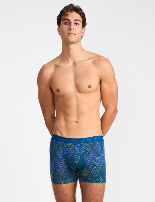 Jockey No Ride Up Print Trunk, Aztec Print product photo View 04 L