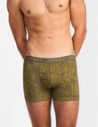 Jockey No Ride Up Print Trunk, Monstera Print product photo View 02 S