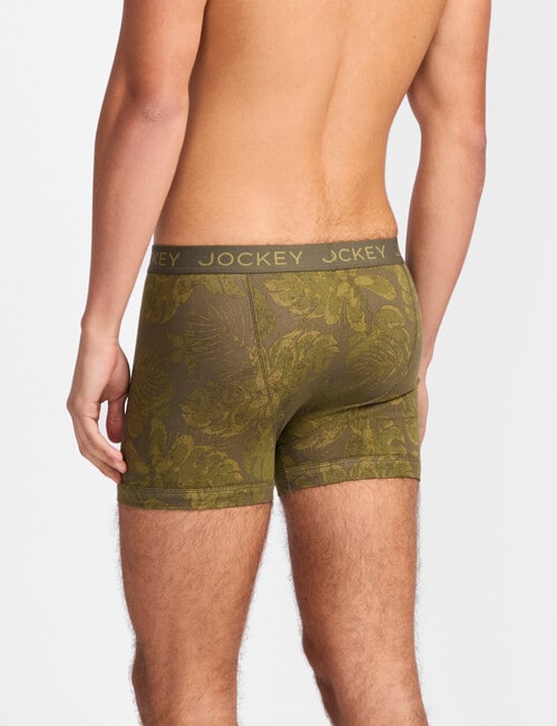 Jockey No Ride Up Print Trunk, Monstera Print product photo View 03 L