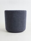 LUCA Furniture Belmont Fabric Swivel Chair, Blue product photo View 06 S