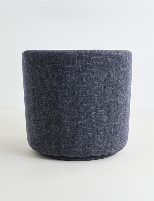 LUCA Furniture Belmont Fabric Swivel Chair, Blue product photo View 06 L