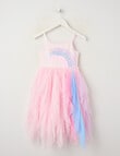 Mac & Ellie Party Collection Sleeveless Rainbow Dress, Pink product photo