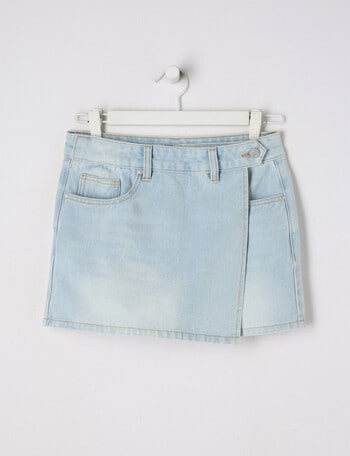 Switch Mia Denim Skort, Cali Light Blue product photo