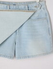Switch Mia Denim Skort, Cali Light Blue product photo View 03 S