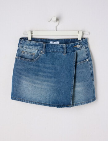 Switch Mia Denim Skort, Washed Blue product photo