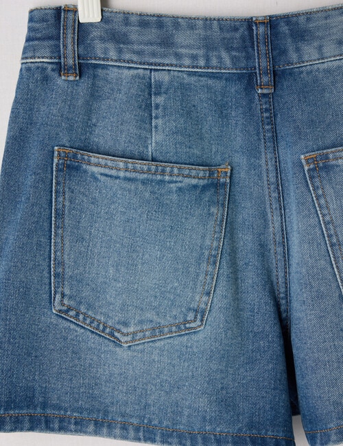 Switch Mia Denim Skort, Washed Blue product photo View 02 L