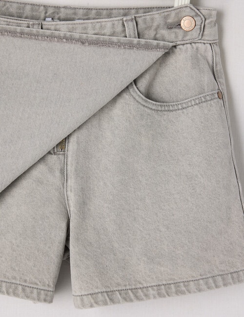 Switch Mia Denim Skort, Light Grey product photo View 03 L