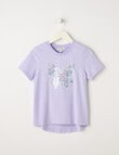 Mac & Ellie Flip Sequin Butterfly Short Sleeve Tee, Lilac product photo View 04 S