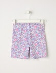 Mac & Ellie Ditsy Floral Bike Short, Vanilla product photo