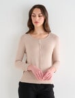 Oliver Black Crew Neck Cardigan, Birch product photo View 05 S