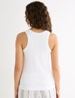 Mineral Sleep Tank, White product photo View 02 S