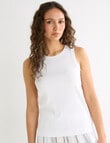 Mineral Sleep Tank, White product photo View 05 S