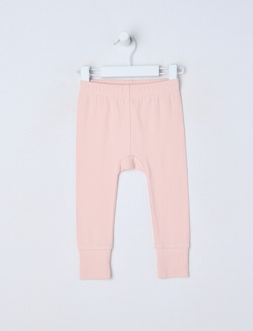 Teeny Weeny Rib Fashion Essentials Pant, Nurturing Pink product photo