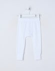 Teeny Weeny Rib Fashion Pant, White product photo