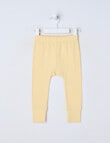 Teeny Weeny Rib Fashion Essentials Pant, Yellow product photo View 02 S