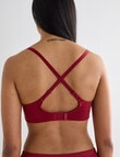 Lyric Wirefree Bra, Cherry Red, A-D product photo View 03 S