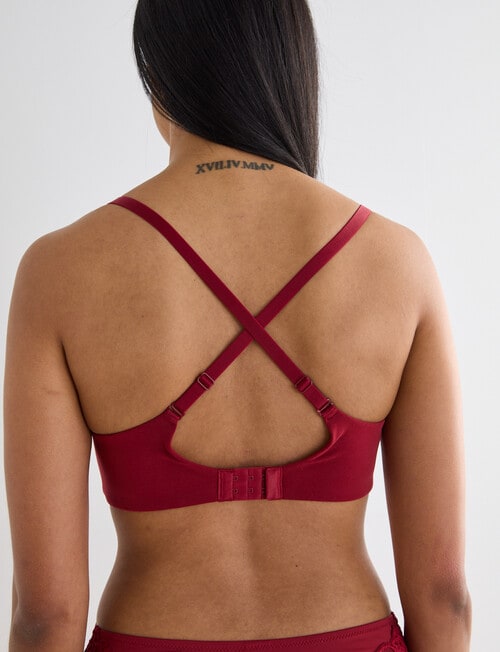 Lyric Wirefree Bra, Cherry Red, A-D product photo View 03 L