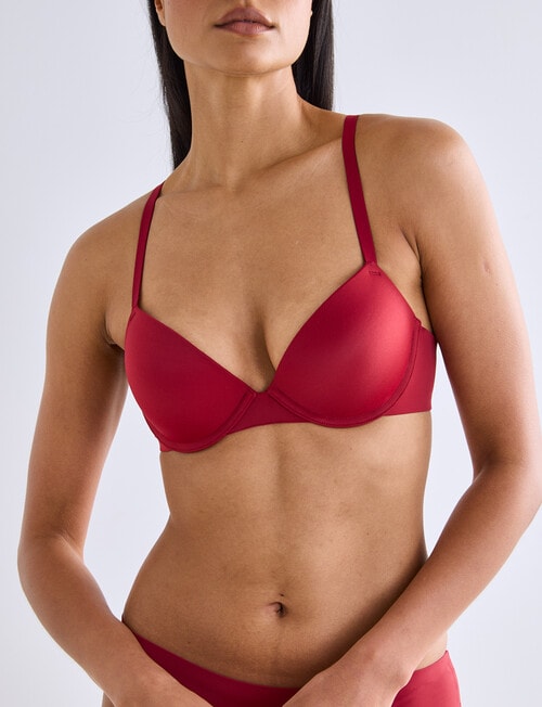 Lyric Push Up Bra, Cherry Red, A-D product photo